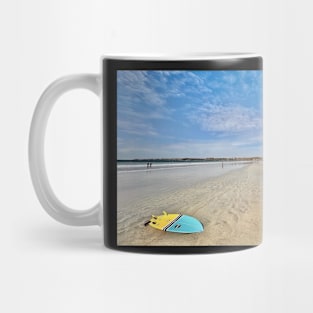 Surfing at Blancs Sablons Mug